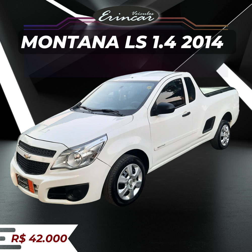 Montana Ls 1.4 2014 – Excelente Oportunidade À Venda!